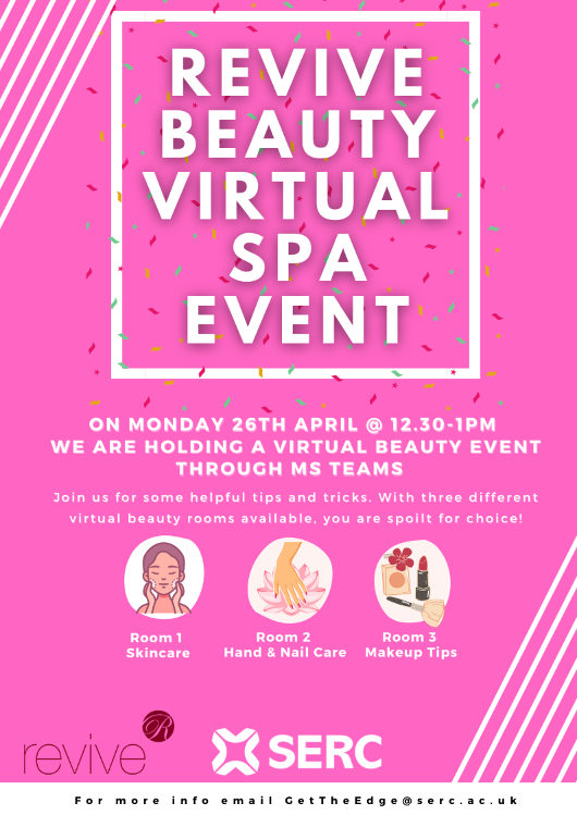 Revive Beauty Virtual Spa Event - SERC